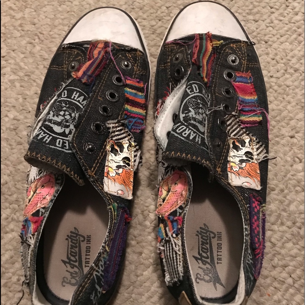 Ed Hardy flats
